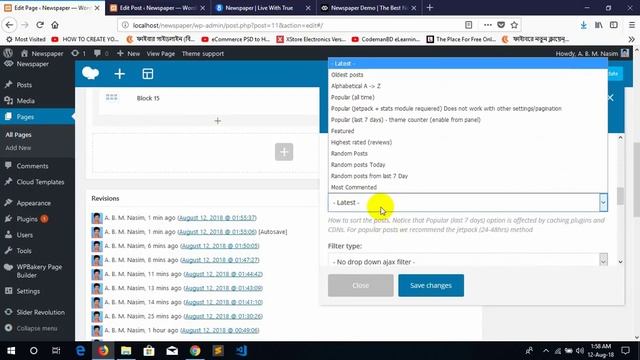 Newspaper 8.8 ( Default Demo ) WordPress Theme Customization - Part-10 смотреть онлайн