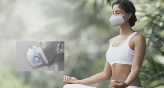 Инновационный очиститель воздуха LG PuriCare для ношения на лице (индивидуального применения) смотреть онлайн