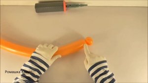 ШПАГА меч из ШАРИКА-КОЛБАСКИ своими руками One Balloon Sword TUTORIAL