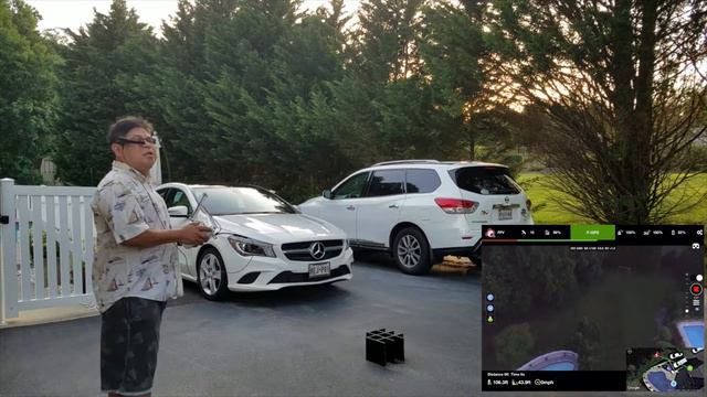 Vufine FPV on DJI Phantom 3 with screen recording demo смотреть онлайн