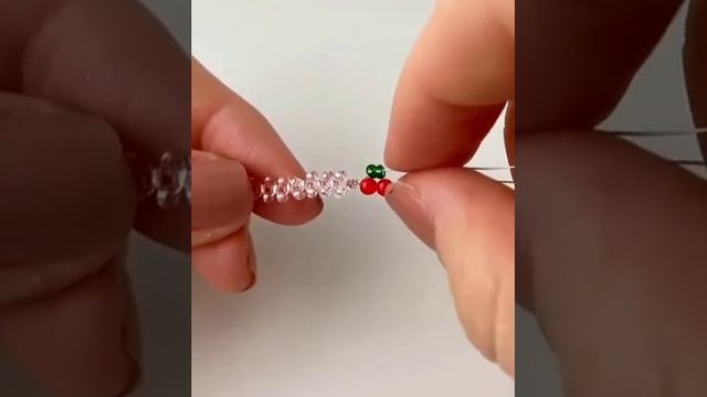 Вишня ? кольца из бисера Cincin manik-manik DIY मनके की अंगूठी beaded ring ビーズリング смотреть онлайн