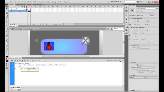 Adobe Flash - AC2 - RPG Game Tutorial Part 7 - Random Chest v2,Healing Potion смотреть онлайн