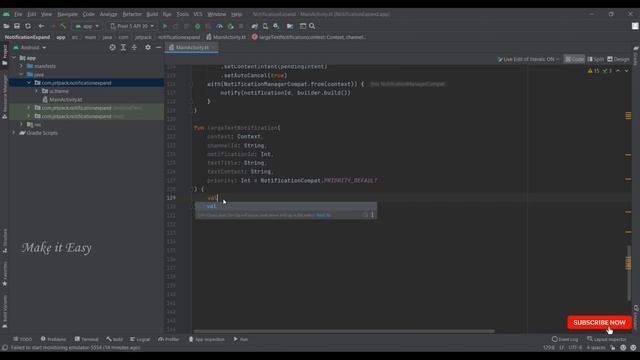 Implement Different types of Notification in Jetpack Compose | Android | Kotlin | Make it Easy смотреть онлайн