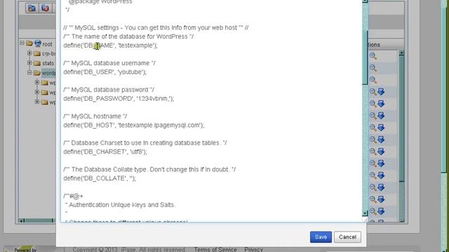 WordPress: Changing your configuration file смотреть онлайн