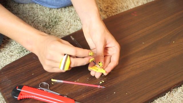 Сырные сережки из полимерной глины! смотреть онлайн