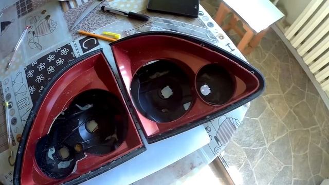 как сделать LED задние фонари 1 часть смотреть онлайн