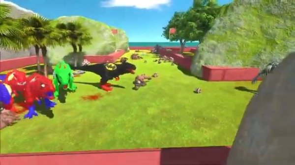 Evolution Speed Race Dinosaurs Hunting Jurassic World Evolution 2 - Animal Revolt Battle Simulator