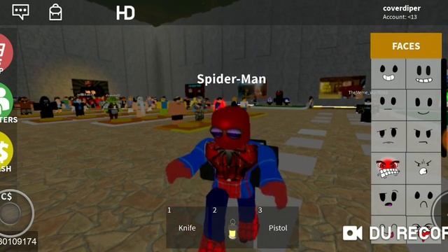 Spider-Man ID songs in roblox with spiderman смотреть онлайн
