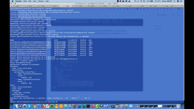 Persistent storage with Mayadata OpenEBS on a D2iQ Konvoy Kubernetes cluster смотреть онлайн