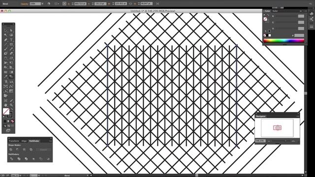 Illustrator CC : Create a triangular grid design смотреть онлайн