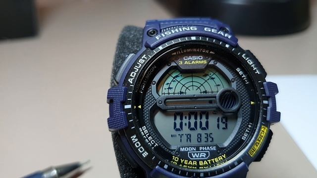 Часы Casio WS-1200H-2AV / Работа таймера смотреть онлайн