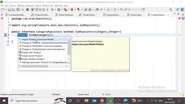 Spring Boot-How To CREATE API TO FIND PRODUCT BY CATEGORY | ECOMMERNCE PROJECT | REST API смотреть онлайн