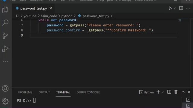 Python getpass module смотреть онлайн
