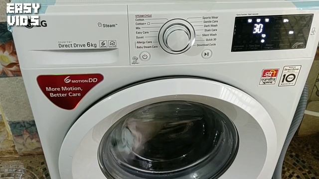(Marathi )Demo of LG 6 kg Inverter Fully Automatic Front Load Washing machine (FHT1006HNW) in मराठी смотреть онлайн
