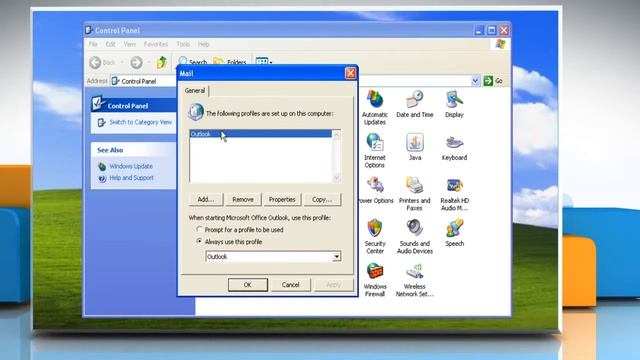Microsoft® Outlook 2007: Create an e-mail profile in Windows® XP смотреть онлайн