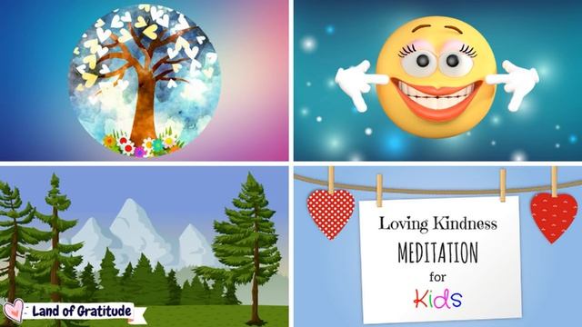Sleep Meditation for Children | GRATITUDE & KINDNESS 4in1 | Kids Bedtime Meditation смотреть онлайн