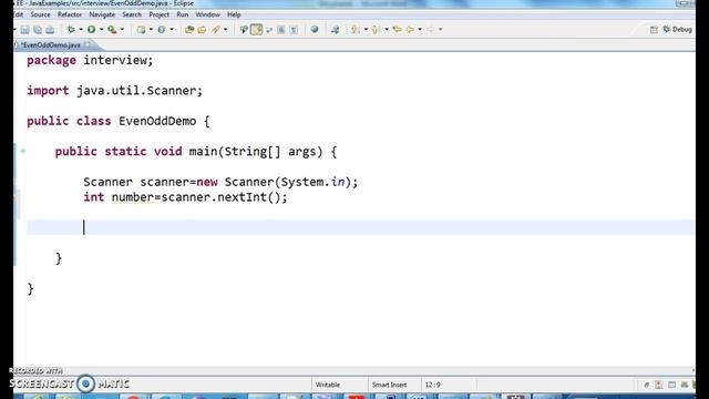 Write a java program to check whether a given number is even or odd without using modulus operator смотреть онлайн