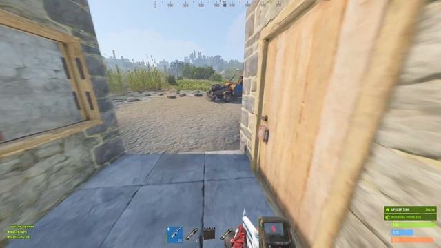 ЗАЕХАЛ НА КАРГО С ДОМОМ НА КОЛЕСАХ в Раст/Rust. Шарк / SH4RKJK