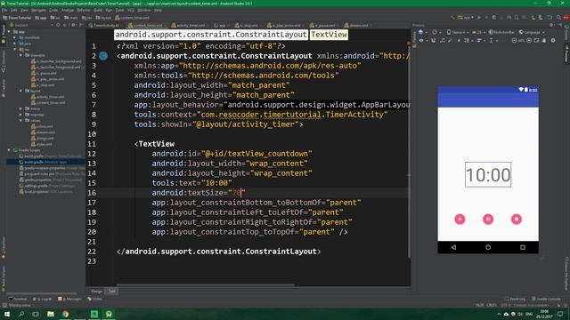 Make a Timer App: User Interface (Ep 1) - Android Kotlin Tutorial смотреть онлайн
