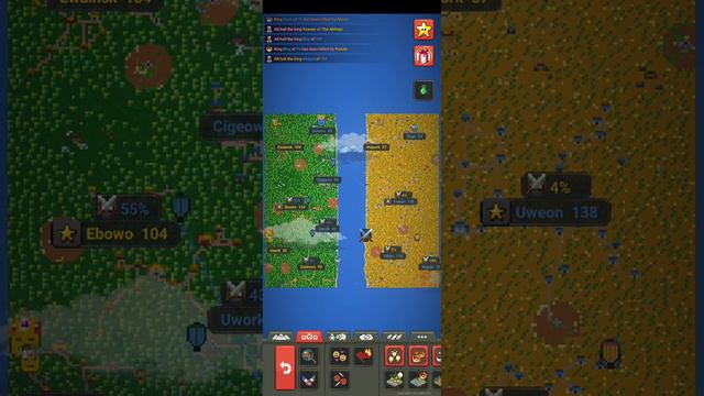 Jungle VS Savanna WorldBox смотреть онлайн