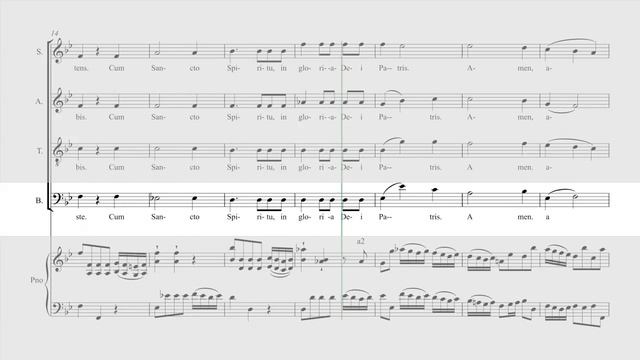 Haydn - Missa Brevis - Gloria(orig) - Bass смотреть онлайн