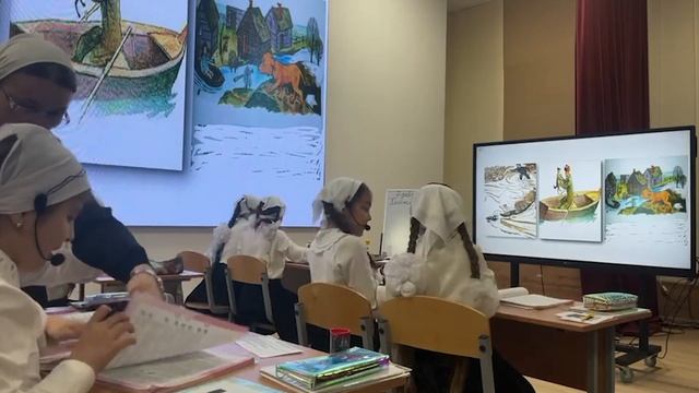 Урок литературного чтения в 3-м классе:В. Белов «Ещё про Мальку». Деление текста на смысловые части смотреть онлайн