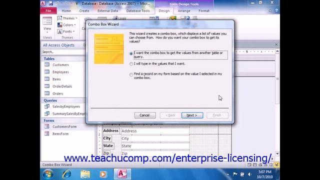 Microsoft Office Access Tutorial 2010 The Control Toolbox 12.5 Employee Group Training смотреть онлайн