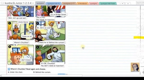 12. Spotlight 4. Module 2. Words. Вордбук. Unit 3. Student's Book + Workbook