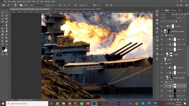 Wrap Design in Adobe Photoshop 2021 - Photoshop tutorial - Speed Art смотреть онлайн