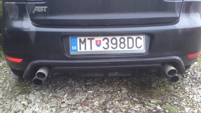 VW Golf 6 1.2 TSI 140 PS ABT Exhaust sound смотреть онлайн