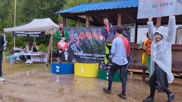 Чемпионат Удмуртской Республики по скоростному спуску 2023, награждение элиты смотреть онлайн