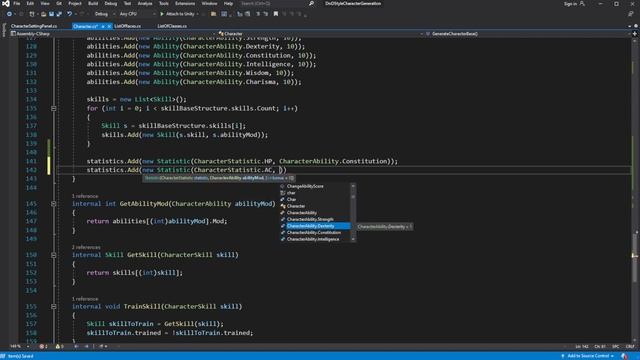 D&D in Unity Character generation and RPG system Tutorial Episode 4 Character Stats смотреть онлайн