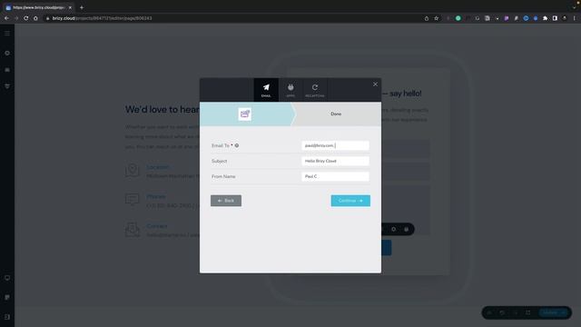 Learn how to create Contact Forms & Integrations with Brizy Cloud 101! | Lesson 31 смотреть онлайн