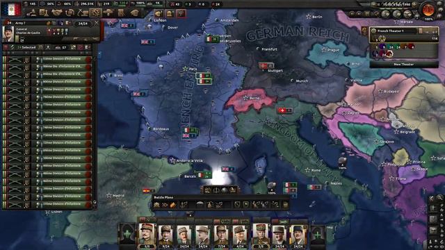 French Empire [Hoi4 RT56 player timelapse] смотреть онлайн