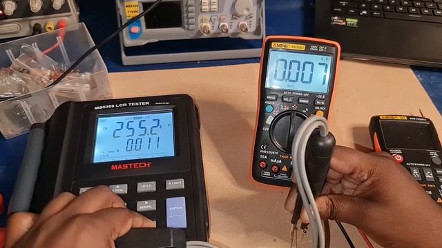 Aneng AN9002 Capacitance & Current Measurements смотреть онлайн