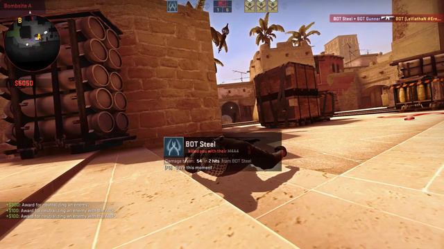 TRIGGER BOT OR WALLS!?!? - CSGO Team Leviathan VS Expert Bots смотреть онлайн