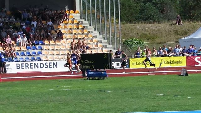 SM Umeå M 200m semifinal смотреть онлайн
