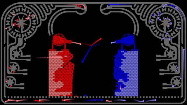 Castle Destruction - Marble Race In Algodoo