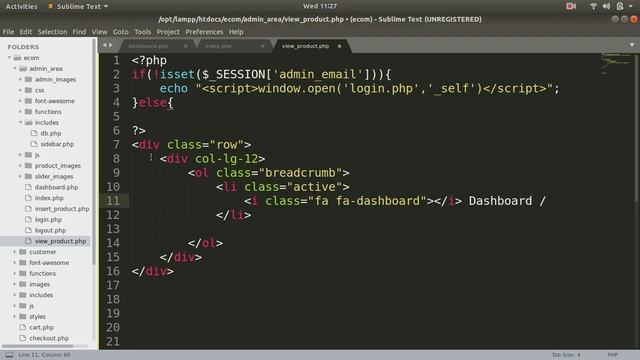 26 Creating View Product Files | Multivendor Ecommerce Website PHP | Section 3 смотреть онлайн