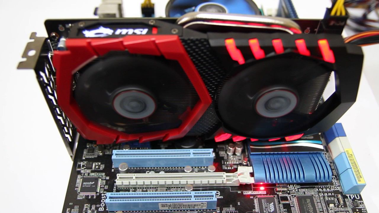 MSI GTX1050 Gaming X