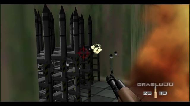 GoldenEye 007 N64 - Library - 00 Agent (Custom level) смотреть онлайн