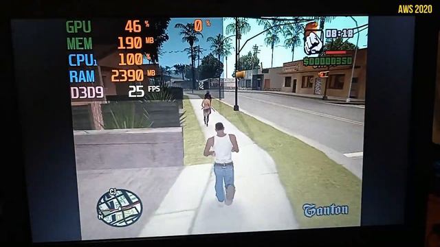 GRAND THEFT AUTO SAN ANDREAS | CELERON N4000 | INTEL UHD GRAPHICS 600