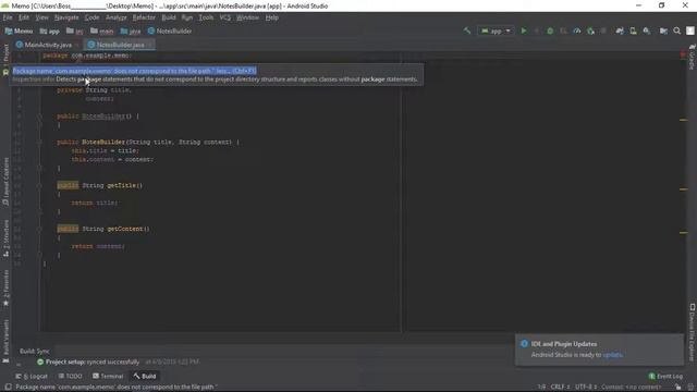 Package name does not correspond to the file path || Android Studio problem Solved смотреть онлайн