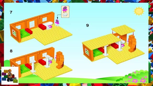 LEGO instructions - DUPLO - LEGO VILLE - 5639 - Family House смотреть онлайн
