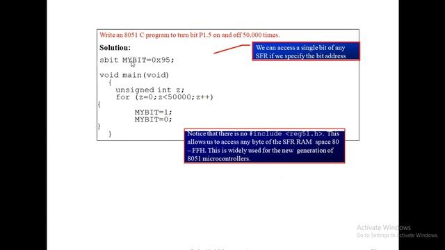 Lecture 12: Input & Output Port Programming of 8051 using Embedded C (Keil) смотреть онлайн