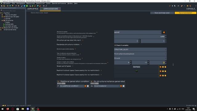 Своя ПОСТРОЙКА в ВАШЕМ моде в MCreator / Урок 7 - Структуры и их спавн смотреть онлайн
