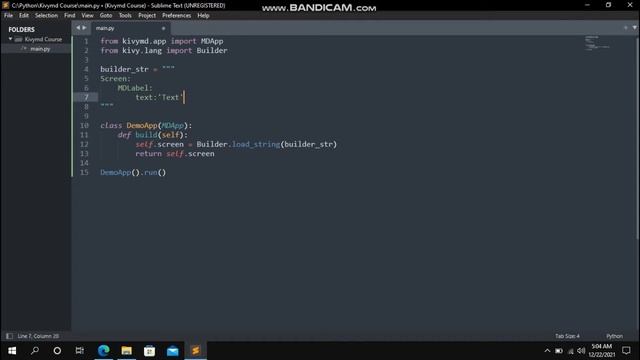 Create Labels in KivyMD?| Android App Development With KivyMD #1 смотреть онлайн