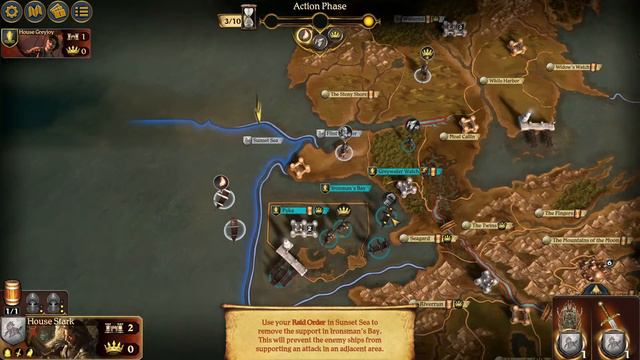 A Game of Thrones: The Board Game - Digital Edition Tutorial Part 2 смотреть онлайн