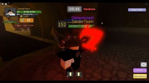 Dungeon Quest Halloween update Vampire lord and vampiric greatsword