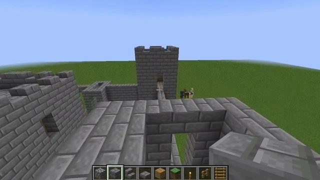 Minecraft - How to build a large castle смотреть онлайн